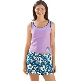 Disney Eeyore Womens 2-Pc. Skirted Tankini Swimsuit Disney Eeyore Womens 2-Pc. Skirted Tankini Swimsuit