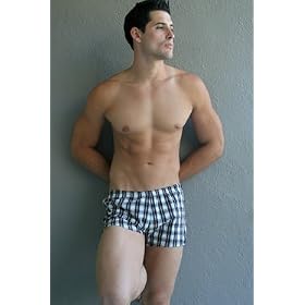 Sauvage Hampton Beach Short - Black Plaid