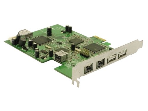 Camcorder: Combo USB 2.0 + FireWire 800 PCI Express x1 Karte