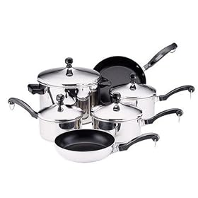 Farberware Classic 10-Piece Cookware Set by Cookware Sets