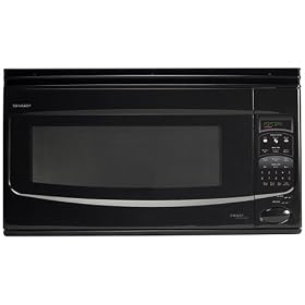 Sharp R-2120JK Smart Carousel Over-the-Range Sensor Microwave, Black by Microwave Ovens