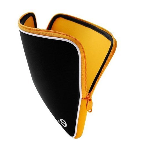 Kamerazubeh&ouml;r: be.ez Schutzh�lle LArobe CLASSIC f�r MacBook 13 Zoll. Schwarz / Orange