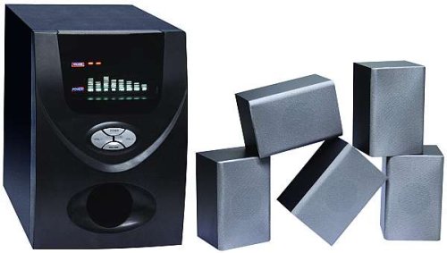Heimkinosysteme: HTS A-5014 5.1 Kanal Multimedia Surround Lautsprecher Set - 60 Watt RMS