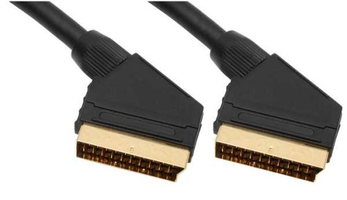 Heimkinosysteme: High-End Scart Verbindungskabel, 1,5 Meter 21-pol Scart Stecker auf 21-pol Scart Stecler