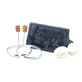 Bacon Press and Egg-Ring 3-pc. Set by Professional Cookware