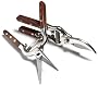 Strathwood 8-Inch Pruner and 7-inch Floral Snipping Shears with Wood Handles