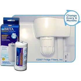 Brita FRRF-100 Refrigerator Water Filter (Frigidaire WFCB WF1CB Compatible) by Brita