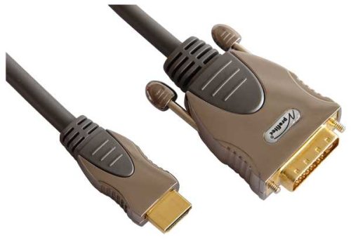 Heimkinosysteme: High-End Audio-/ Video- Verbindungskabel, 1.50m HDMI-Stecker (19 pin) auf DVI-D Stecker (24+1)