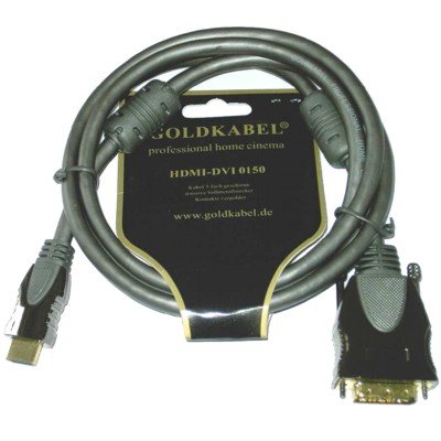 Handys Ohne Vertrag: Goldkabel Profi HDMI - DVI-D Kabel 20,0m