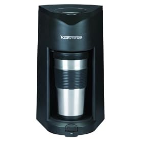 Toastess TFC-25T Silhouette 800-Watt Personal Coffeemaker with Stainless-Steel Travel Mug by Toastess