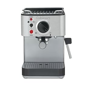 Cuisinart EM-100 1000-Watt 15-Bar Espresso Maker, Stainless Steel by Cuisinart
