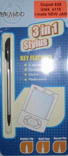 Kamerazubeh&ouml;r: BRANDO 3-IN-1 STYLUS PEN DOPOD 828 / QTEK S110 / I-MATE NEW JAM