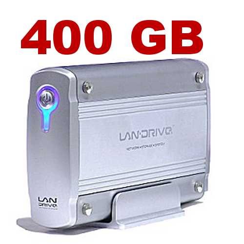 NoteBook: NAS System 400 GB, 8 MB Cache, LAN Drive, USB + LAN, 36 Monate Garantie