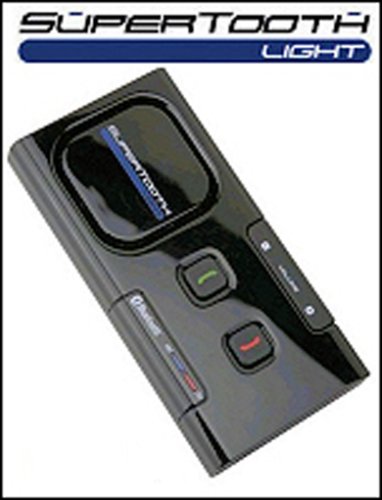 Verst&auml;rker und Receiver: VCT Supertooth Light Black Bluetooth Freisprecheinrichtung inkl. Netzteil und KFZ-Ladekabel.