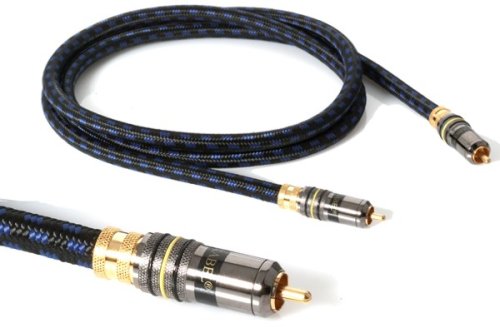 Handys Ohne Vertrag: Goldkabel HIGHLINE Serie koaxiales Digitalkabel 75Ohm 1,00m High End pur!
