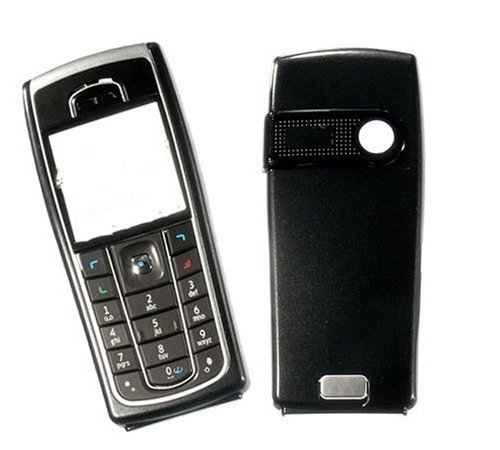 Camcorder: Cover f. Nokia 6230i  Black Edition  Front /Back oberschale