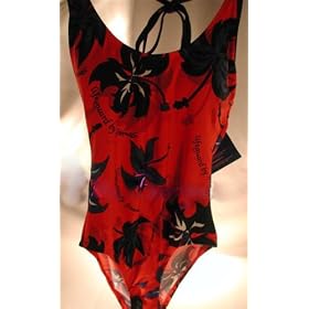 Speedo Red Ladies One Piece Swimsuit 6 Picture