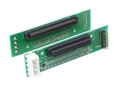 Festplatten: SCSI SCA Adapter 80pol mini Centronic an 68pol f�r