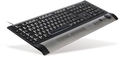 Festplatten: Speed-Link SL-6435-SGY Silent Keystroke VoIP Tastatur grau