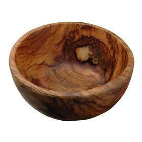 Berard France Olive wood traditional hand turned olive wood salad bowl French... by Berard