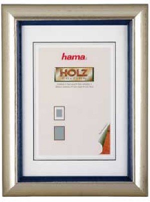 Heimkinosysteme: Hama 57787 Holz Rahmen Michig.Silber 40X50 *** nur Strecke ***