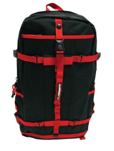 Lautsprecher: Laptop-Rucksack Notebook-Rucksack maloperro "ROCKET" BLACK bis 15,4"