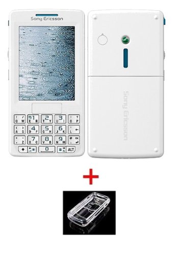DVD Player: Oberschale f. Sony Ericsson M600i White Edition A+B+E Cover + Crystal Case