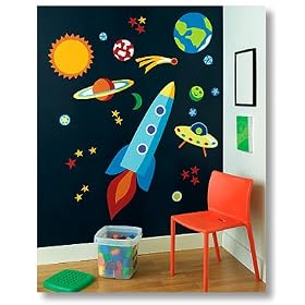 Out Of This World Wall Mural 55 Pieces Olive Kids