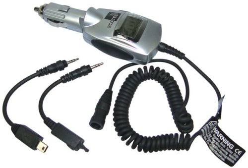 Elektronik und Foto: Acctel Kfz-Ladekabel Titanium mit LCD Display f�r Motorola