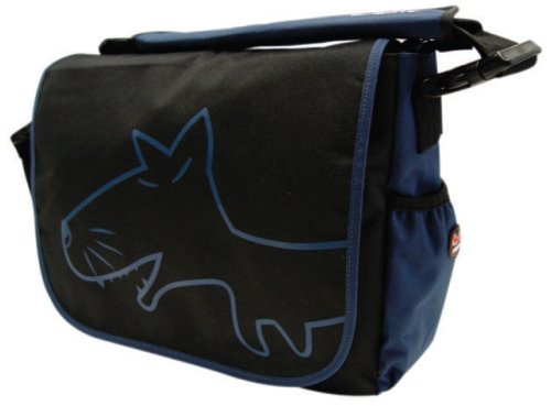 Lautsprecher: Laptoptasche Notebooktasche maloperro "HEY GRINGO" LIGHT BLUE bis 15,4"