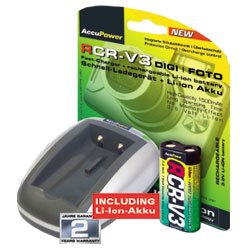 Elektronik und Foto: AccuPower Li-ion CR-V3, Ladeger�t inkl. Akku