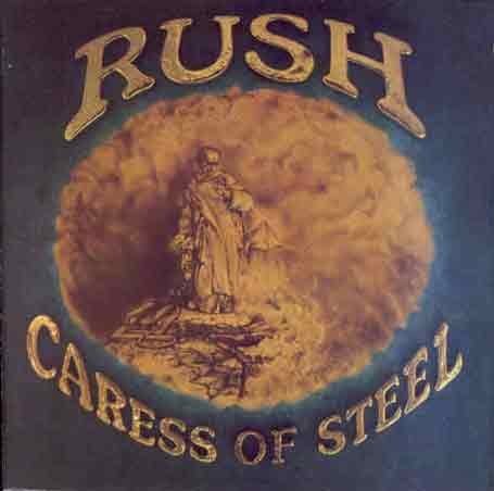 Caress of Steel by Rush album cover