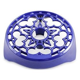 Le Creuset Candle Warming Trivet, Cobalt Blue by Candles