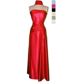 Goddess Strapless Satin Formal Gown Prom Dress Goddess Strapless Satin Formal Gown Prom Dress