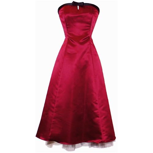 50's Strapless Satin Formal Bridesmaid Prom Dress 50's Strapless Satin Formal Bridesmaid Prom Dress