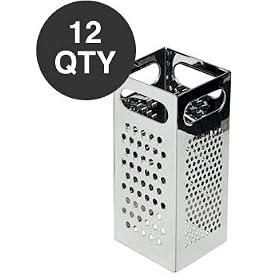 DOZEN STAINLESS STEEL COMMERCIAL CHEESE GRATER - WHOLESALE QTY by Cheese Graters