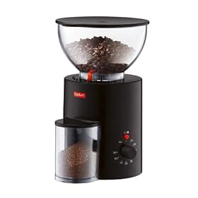 Bodum Antigua 10462-01 Burr Coffee Grinder - Black by 