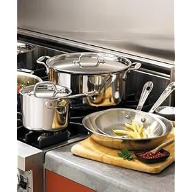 All-Clad Stainless Steel 10-Piece Set by Cookware Sets