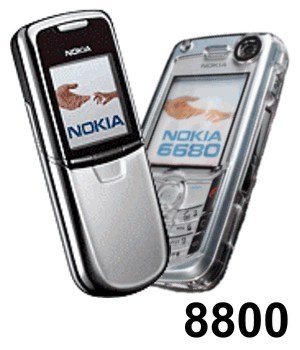 Projektoren: PEDEA Nokia Crystal Case f�r 8800