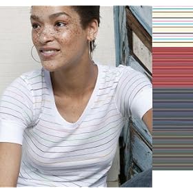 Women's Candy Stripe Scoop