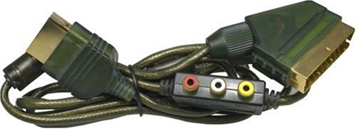 Computerzubehoer: Xbox - RGB-Scart Cable Pro Gold Schwarz