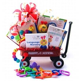 Baby Einstein Wiggle Wagon Gift Basket 