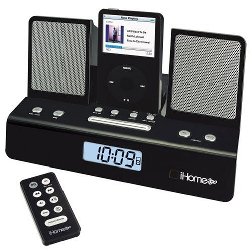 Festplatten: SDI iHome 2go iH26 Tragbarer Wecker und Sound-System f�r iPod schwarz