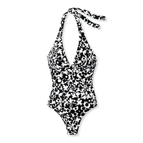 Soft-cup halter suit