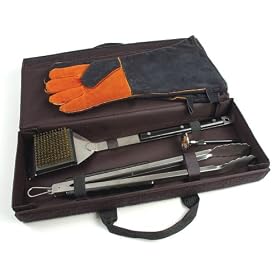Steven Raichlen Best of Barbecue SR8800 Barbecue Starter Set in Canvas Bag by Barbecue Tools