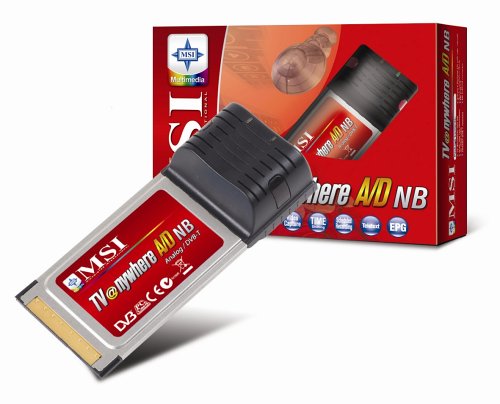 MP3 Player: MSI TV ANYWHERE A/D TV TUNER (NB CARDBUS ANALOG + DIGITAL TV)