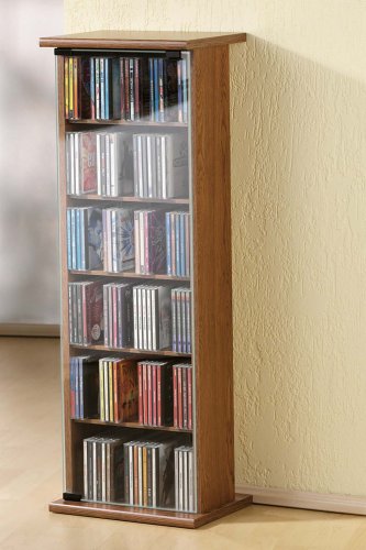 Verst&auml;rker und Receiver: VCM Rimini CD/DVD/Video-Turm eiche