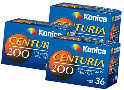 Kompaktanlagen: Konica Centuria 200 Farbfilm (� 36 Bilder) 3er Pack