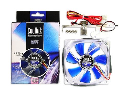 Camcorder: Coolink Blue Fan SWiF-922 Retail L�fter 92mm, 1850