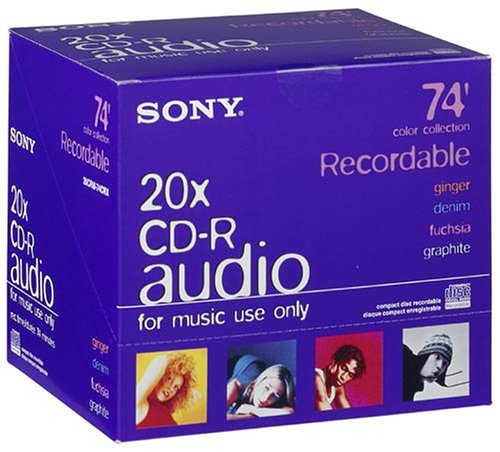 Festplatten: Sony Audio-CD-Rohlinge CRM-74CRX 74min 20er-Pack